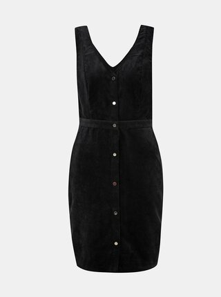 Černé manšestrové šaty VERO MODA Ayoe