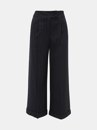 Tmavě modré pruhované culottes Dorothy Perkins