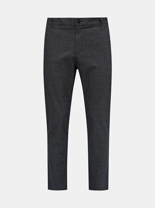 Tmavě modré chino kalhoty Selected Homme Arval