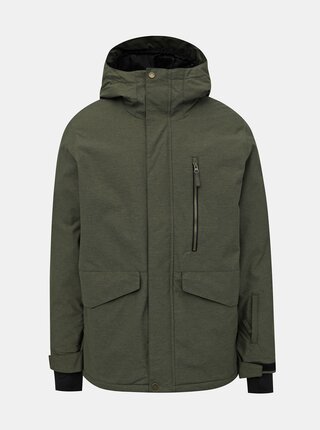 Kaki zimná vodeodolná bunda Quiksilver Mission