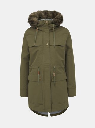 Khaki funkční parka s odnímatelnou bundou 2v1 Roxy Amy