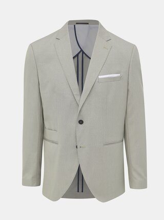 Béžové oblekové slim fit sako Selected Homme Maze Saint