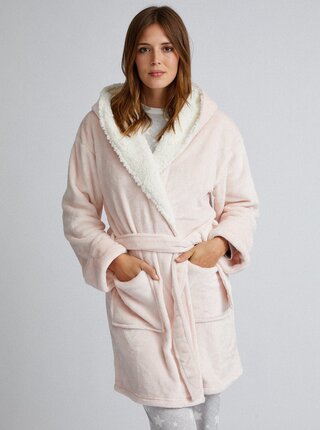 Světle růžový župan Dorothy Perkins Bunny