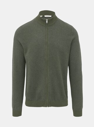 Kaki sveter na zips Selected Homme Fernando