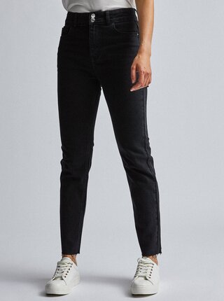 Čierne slim fit rifle Dorothy Perkins