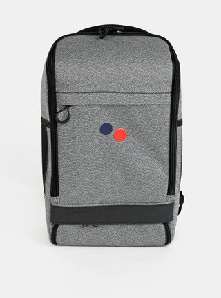 Šedý vzorovaný batoh pinqponq Cubik 19 l