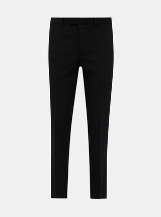 Černé oblekové slim fit kalhoty Jack & Jones VIncent