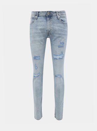 Skinny fit pentru barbati Jack & Jones - albastru deschis