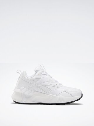 Biele dámske kožené tenisky Reebok Classic Aztrek Double