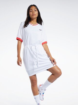 Bílé šaty s výšivkou Reebok