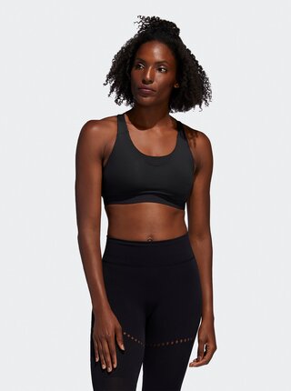 Čierna športová podprsenka adidas Performance