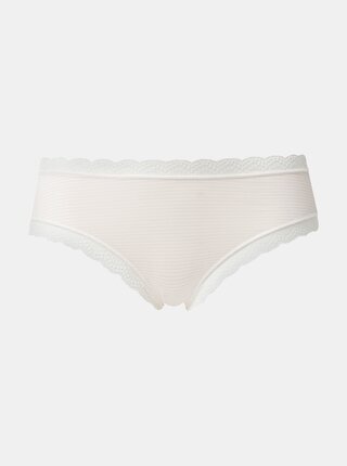 Světle růžové pruhované kalhotky M&Co