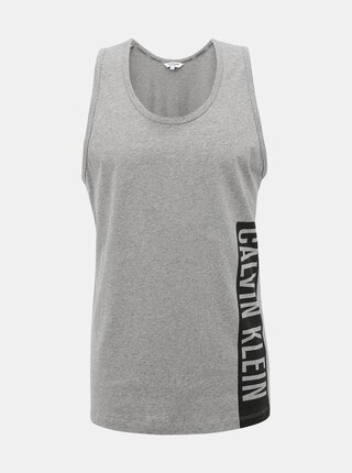 Šedé pánské tílko s potiskem Calvin Klein Underwear