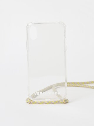 Transparentní obal na telefon Iphone X/XS VERO MODA Hello