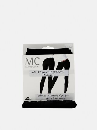 Černé punčochové kalhoty Marie Claire
