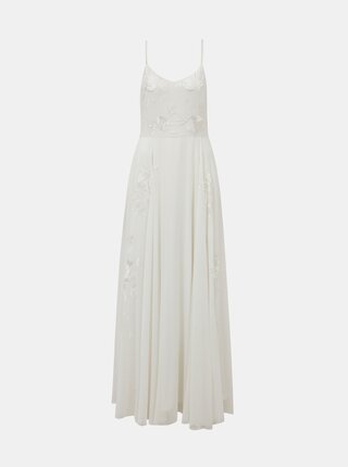 Bílé maxišaty Dorothy Perkins