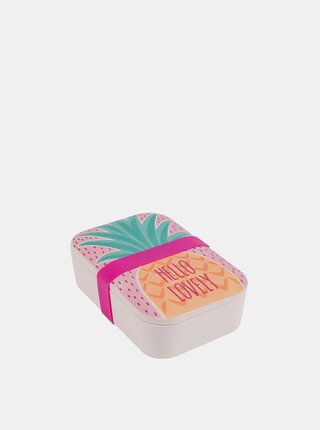 Bambusový svačinový box Pineapple Portobello By Inspire