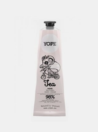 Přírodní krém na ruce s vůní zeleného čaje a máty peprné 100 ml Yope