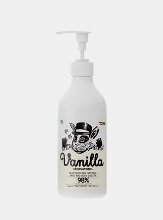 Hydratační tělové mléko s vůní vanilky a skořice BIO 300 ml Yope