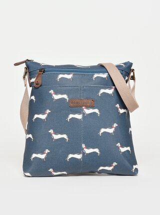 Modrá vzorovaná crossbody kabelka Brakeburn