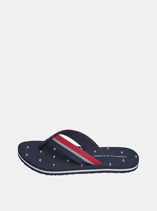 Modré dámské žabky Tommy Hilfiger