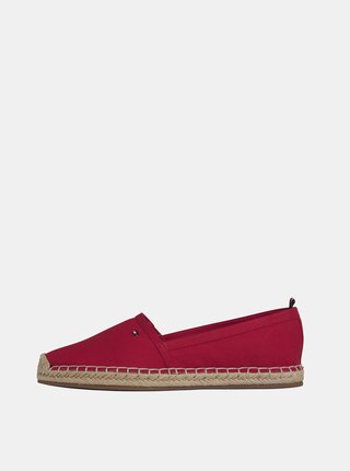 Červené dámské espadrilky Tommy Hilfiger