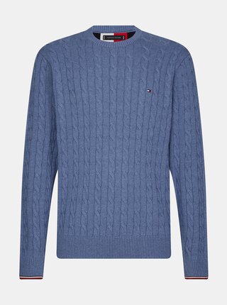 Modrý pánsky sveter Tommy Hilfiger