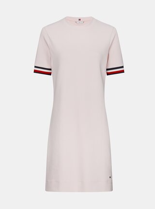 Svetloružové šaty Tommy Hilfiger