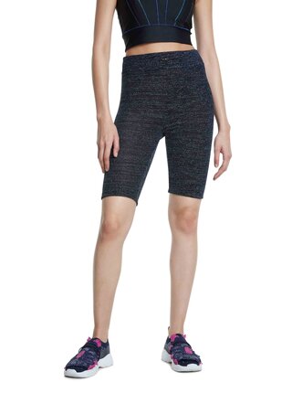 Desigual tmavě modré sportovní kraťasy Cycling Legging Studio