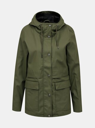 Tmavě zelená parka ONLY