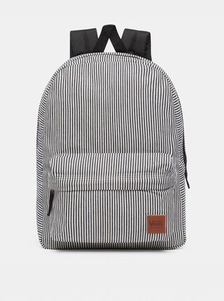 Tmavě modrý pruhovaný batoh VANS 22 l