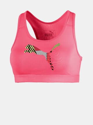 Růžová sportovní podprsenka Puma
