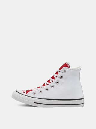 Bielo-červené dámske tenisky Converse Chuck Taylor All Star