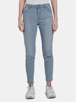 Svetlomodré dámske slim fit rifle Tom Tailor Denim
