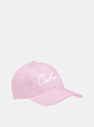 Růžová dámská kšiltovka Calvin Klein Jeans
