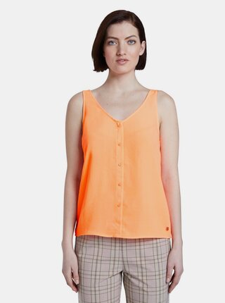 Oranžový dámský top Tom Tailor Denim
