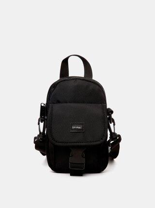 Čierna crossbody taška Spiral