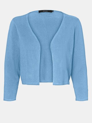 Modrý krátky kardigan VERO MODA Glory