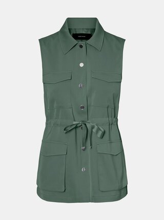 Zelená vesta VERO MODA Paula