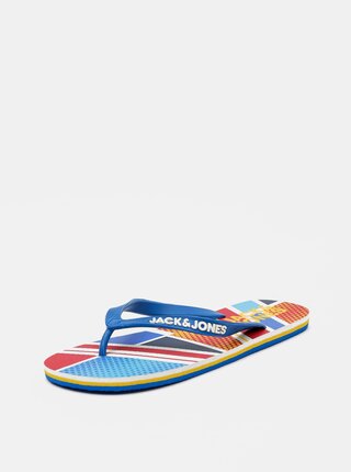 Modré žabky Jack & Jones Geometric