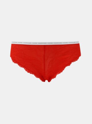 Červené krajkové kalhotky Calvin Klein Underwear