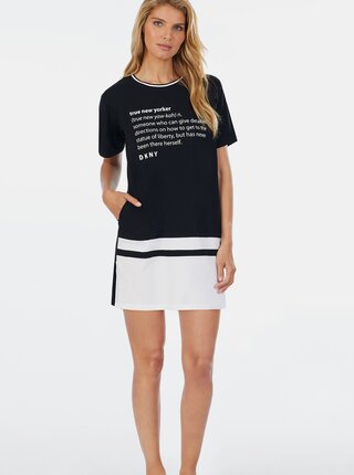 Černá noční košile DKNY