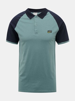 Modré polo tričko Jack & Jones Tolga