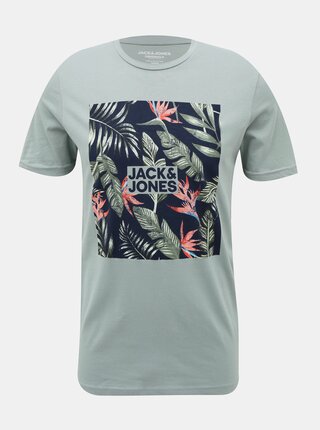 Světle zelené tričko Jack & Jones Reli