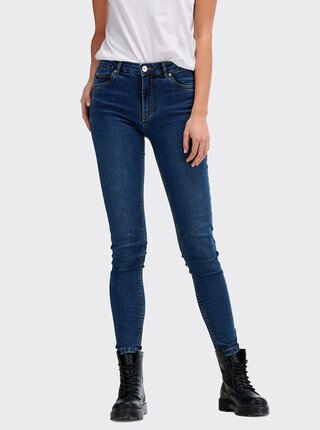 Tmavě modré dámské skinny fit džíny Alcott