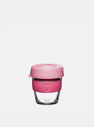 Ružový sklenený cestovný hrnček KeepCup Brew small 177 ml