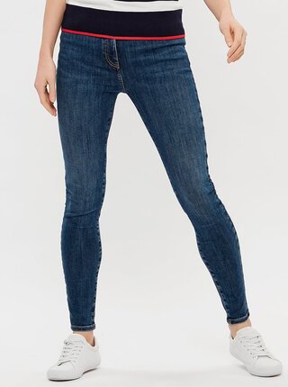 Modré skinny fit rifle M&Co