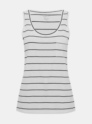 Bílé pruhované tílko M&Co
