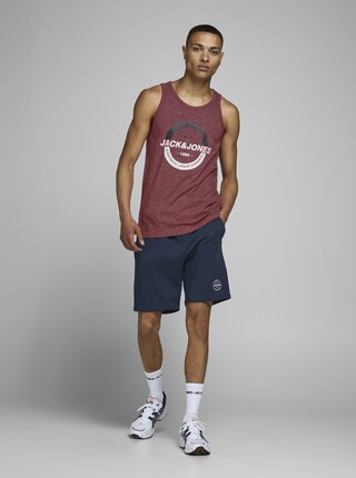 Vínové tielko Jack & Jones Strong