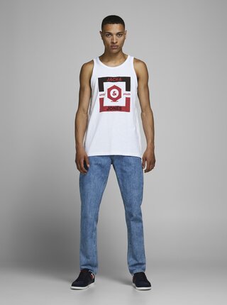 Bílé tílko Jack & Jones Strong